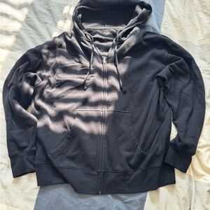 black no boundaries zip up